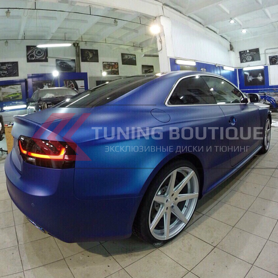 Audi S5 на 20" дисках Rohana RC7 Silver Polished фото 1